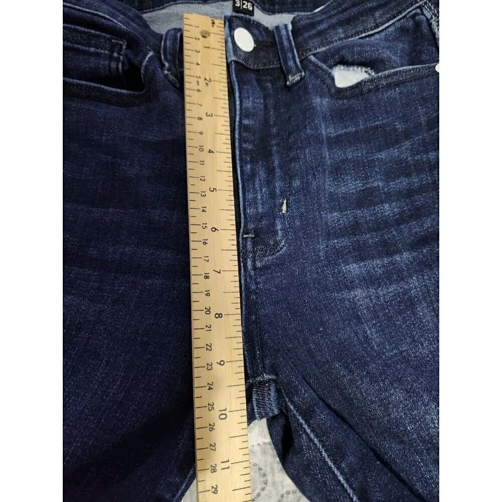 Judy Blue Jeans Women's 3/26 Blue Skinny Fit Dark Wash Denim Cotton Poly - Picture 7 of 9